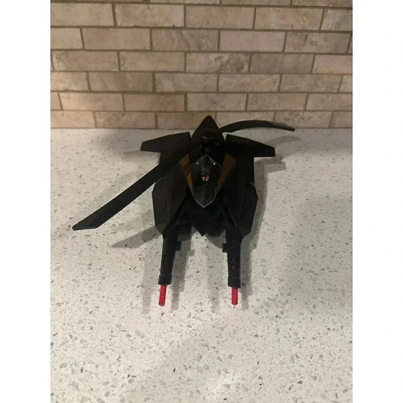 BATMAN The Dark Knight HELICOPTER Moves With Trigger DC Comics 2008 Batcopter sf - Picture 2 of 4